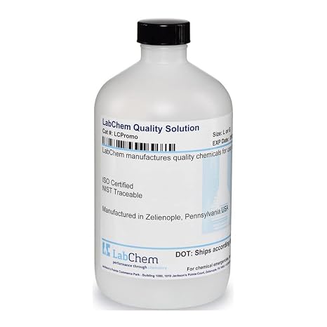 LabChem LC124401 Buffer Solution, pH 9.0, 500 mL Volume