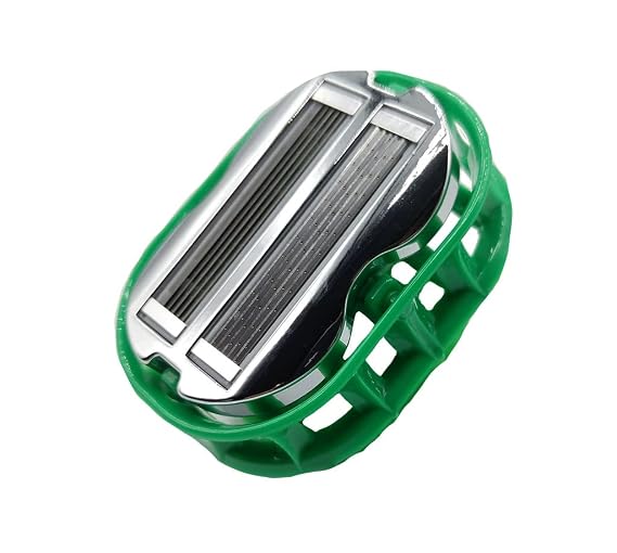 Premium Omnishaver Bi-Directional Shavers for Men & Women | 3x Faster, Smooth, and Safe Shave | Self-Cleaning, Self-Stropping Razor Blades for Shaving Head, Legs, Arms, Body (Green)