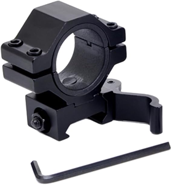 25/30mm Quick Release Torch Fixed Clamp Flashlight Mount with Stainless Steel Screws