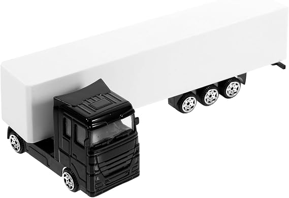 Garneck Mini Container Truck Model Toy, Alloy Truck for Children