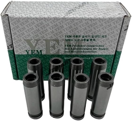 8 PCS 804D-33 Intake and Exhaust Valve Guide Suitable For Perkins Diesel Engine Parts Repair Replacement