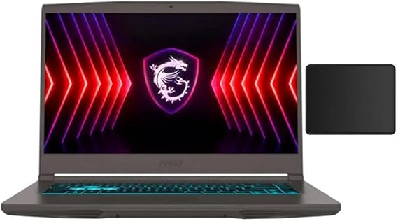 msi Thin A15 15.6" 144Hz FHD Gaming Laptop |AMD R5-7535HS(Beat Intel Core i5-12450H)|GeForce RTX 4050|Backlit| 8GB RAM DDR5 | 512GB SSD |Windows 11 Home |Bundle with Mouse Pad