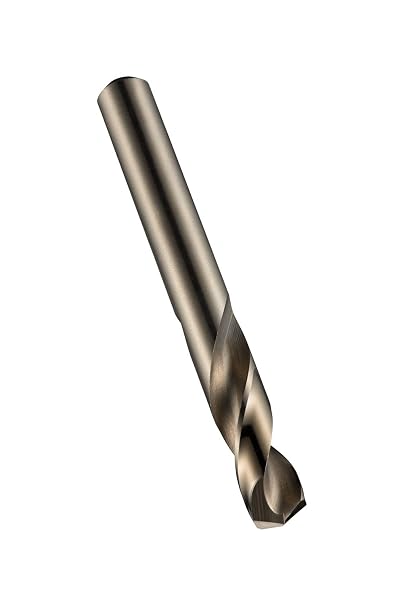 Dormer A1171.0 Short Stub Drill, Bronze Coating, Cobalt High Speed Steel, 1 mm Head Diameter, 6 mm Flute Length (Pack of 10)