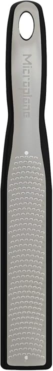 Microplane Elite Series Lemon Zester and Parmesan Cheese Grater (Black)