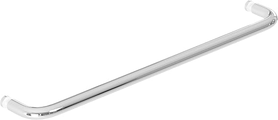 Ranbo 20 Inch Shower Door Handle, Single-Sided Towel Bar, Polished Chrome