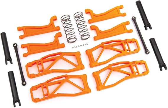 8995T - Suspension kit, WideMaxx, Orange (Includes Front & Rear Suspension arms, Front Toe Links, Rear Shock Springs)