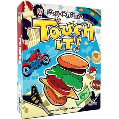 Huch! Touch It! - Pop Culture - Card Game, Sensory Family Game, Fun Party Play, Ages 6, 2-6 Players, 10 Mins