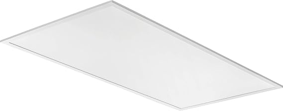 Lithonia Lighting CPX 2x4 LED Flat Panel Light Adj Lumens, 3-in-1 CCT | 2Ftx4Ft LED Light Panel, Low, Medium, High Brightness, Neutral, Cool White, Daylight, Smooth Satin Lens, White, 1-Pack