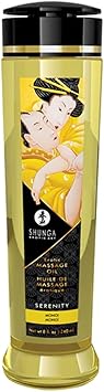 Shunga Erotic Massage Oil, Serenity Monoi, 8 Ounce