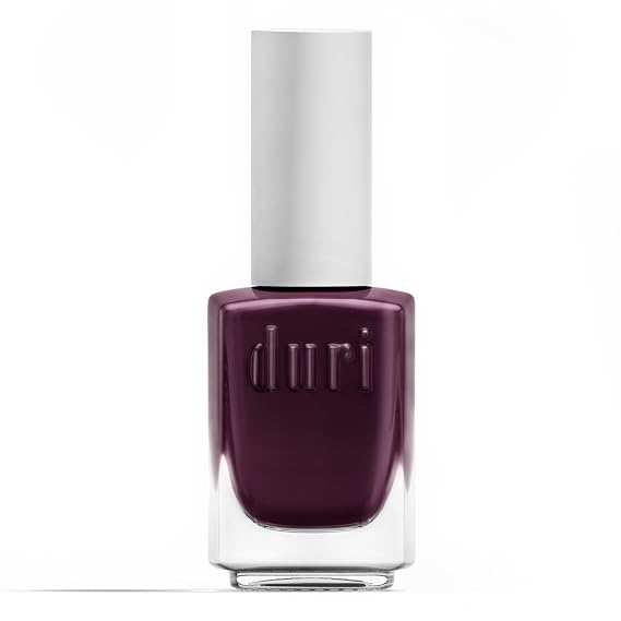 duri Nail Polish, 132 Oh My Rouge, Burgundy Red, Full Coverage, Glossy Finish, Fast Drying, 0.45 Fl Oz