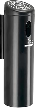 Commercial Zone Wall Mounted Butt Receptacle Color: Black