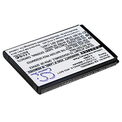 900mAh3.7V Replacement Battery for Yealink W53-BATT, YLLP463346C800CLS, YLLP523446C1010CTM W53, W53h, W53P, W73, W73H, W73P