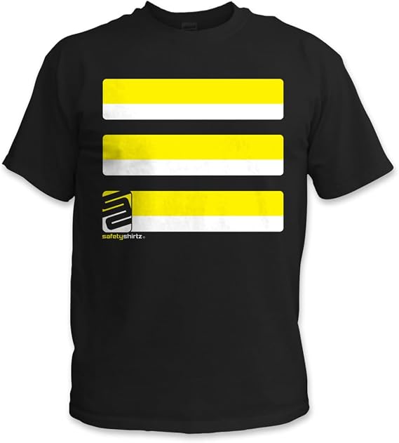 SafetyShirtz Men's 3-Stripe Basic Hi-Vis Shirt & Hoodie