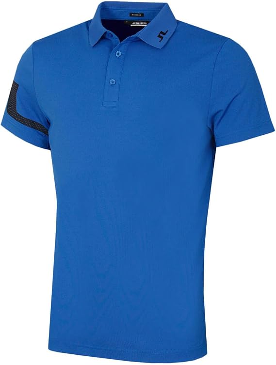 J.Lindeberg Men's Heath Regular Fit 4-Way Stretch Golf Polo Shirt