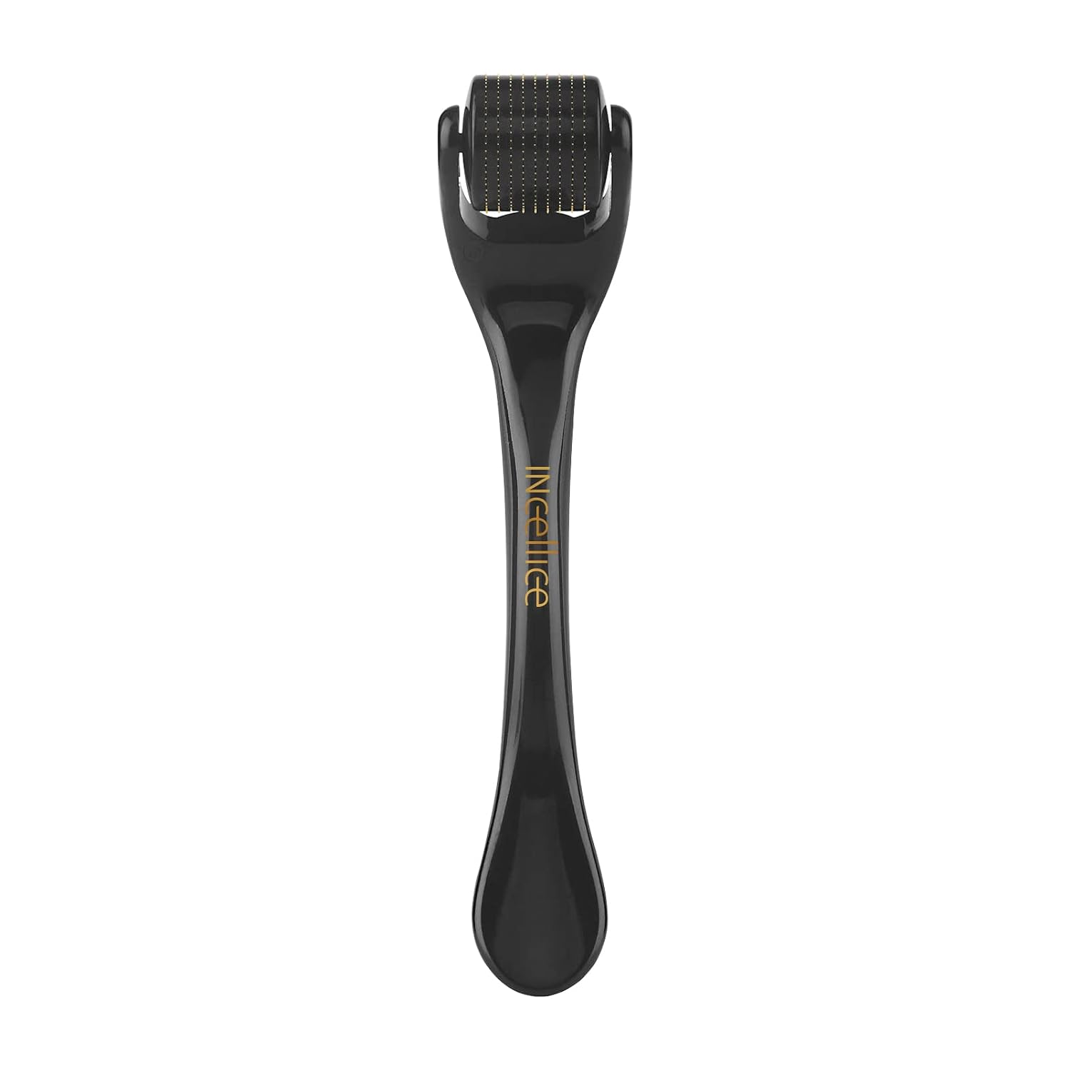 Derma Roller Titanium, Microneedling Roller with 540 Needles, Beard Roller, Micro Needle Roller for Men and Women Home Use - Black