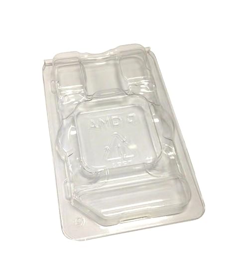 2X Computer CPU Packaging Clamshell Container for for AMD - AM2, AM2+, AM3, AM3+