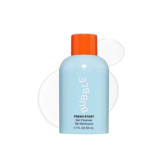 Bubble Skincare Fresh Start Gel Face Cleanser for Oily Skin, Travel, 50 ml