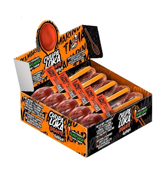 AKIPIKA CHUPALOKA GIGANTE Tamarind, 1 Display / 10 PZ of 40GR