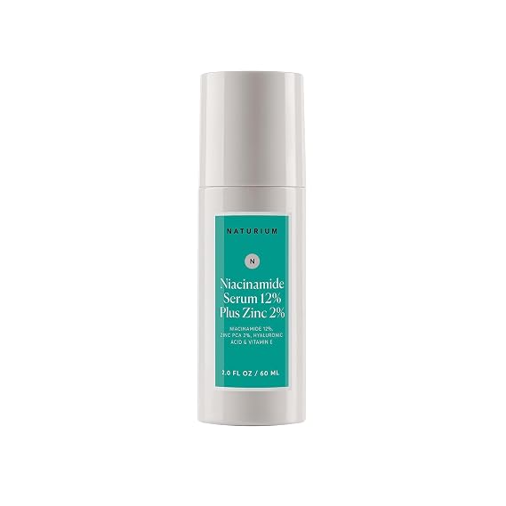 Naturium Niacinamide Face Serum 12% Plus Zinc 2% Jumbo, Anti-Aging, Pore Minimizer & Dark Spot Corrector with Hyaluronic Acid & Vitamin E, Vegan & Cruelty-Free, 2 oz