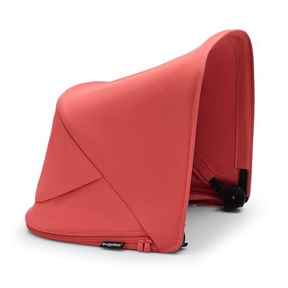 Bugaboo Kangaroo and Fox Sun Canopy UPF 50+ Extt Sunshade - Sunrise Red