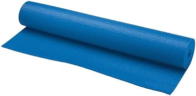 Sports HealthTM - Standard Yoga Mat, .125 Thick Exercise Yoga Mat, Non-Slip, Durable and Anti-Tear, For Schools and Studios