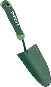 Garden Trowel, Hand Shovel with Soft Ergonomic Handle, Small Garden Shovels Rustproof Gardening Hand Tools with Hanging Hole for Digging, Planting, Transplanting, Weeding