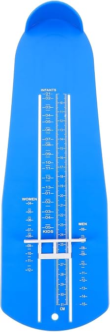 Foot Measuring Ruler Shoe Size Measuring Device for Adults and Teens Accurate Us Size Foot Gauge Portable Plastic Shoe Sizer Tool