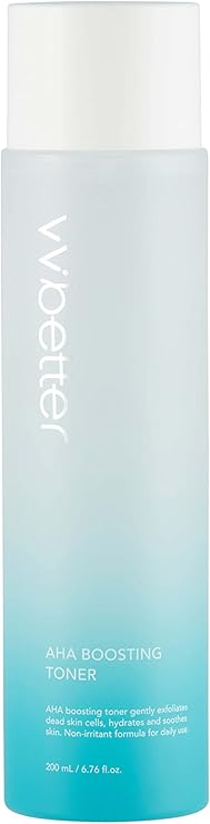 [vvbetter] Facial AHA/BHA/PHA Toner Mild Exfoliation, Hydration & Soothing, Glow Skin, Alcohol-Free, Premium Korean Skincare 200ml