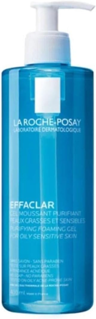 La Roche-Posay Effaclar Jel Temizleme Jeli, Yağlı ve Akneye Eğilim Gösteren Ciltler, 400ml