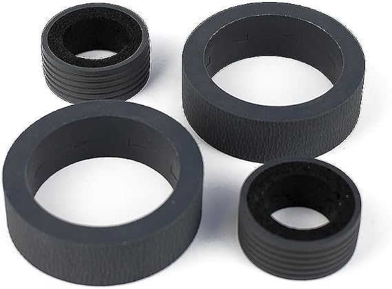 YANZEO B12B819031 Pick Roller Tires For Epson DS-530 ES-400 DS-530N, DS-570W, Ds-770 Ds-870 Ds-970 FF-680W Roller Assembly Kit