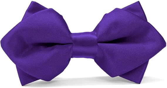 tiemart Diamond Tip Bow Tie