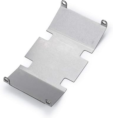 RC Stainless Steel Chassis Armor Protection Center Skid Plate Axle Chassis Guard Protector for SCX10 90046 110 RC Crwaler Car Upgrade Parts