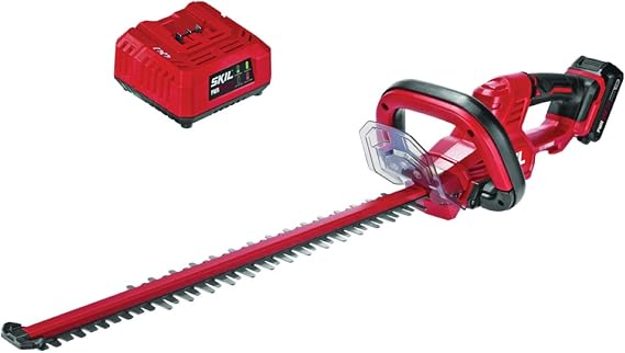 SKIL PWR CORE 20 22" 20V Hedge Trimmer Kit, 3/4'' Cut Capacity, Includes 2.0Ah Battery and Charger - HT4222B-10