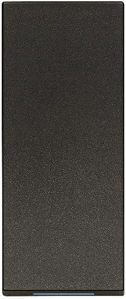 VIMAR 31000S.G Linea Changeable Keycap 1 Module Aligned with Vertical Light Beam Black