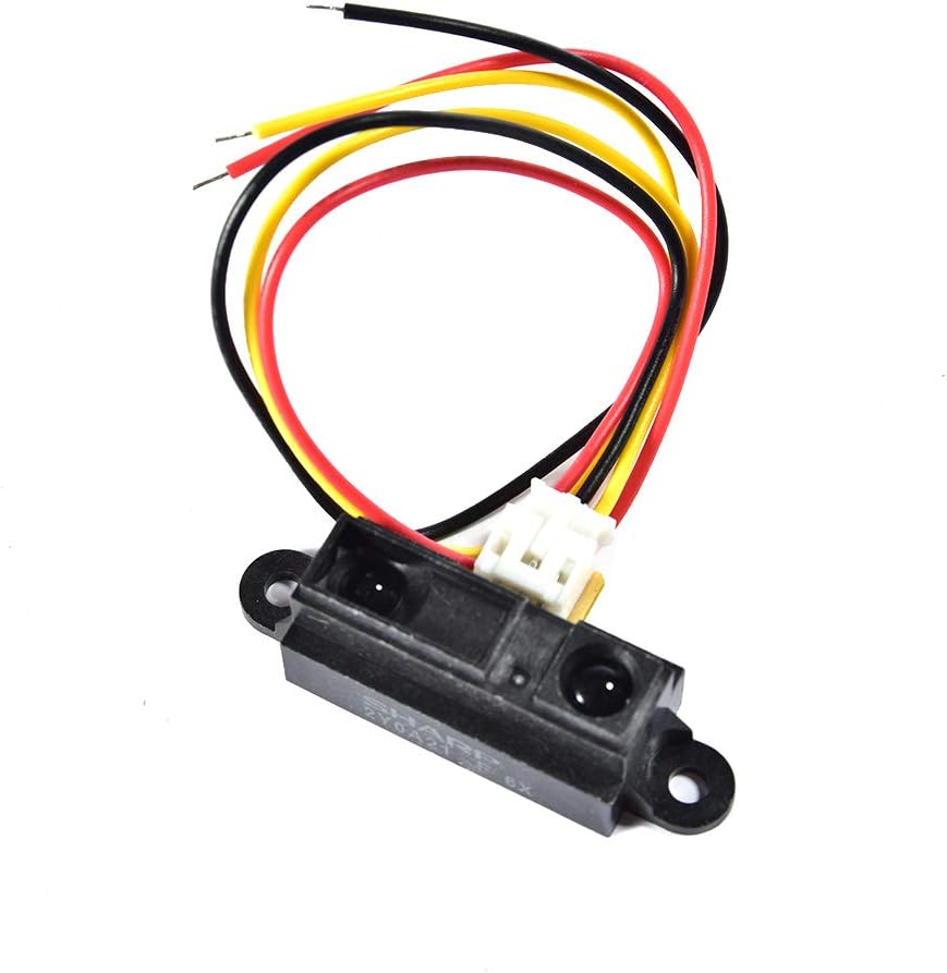 Comimark 1Pcs GP2Y0A21YK0F Sharp IR Analog Distance Sensor Distance 10-80CM Cable for Arduino