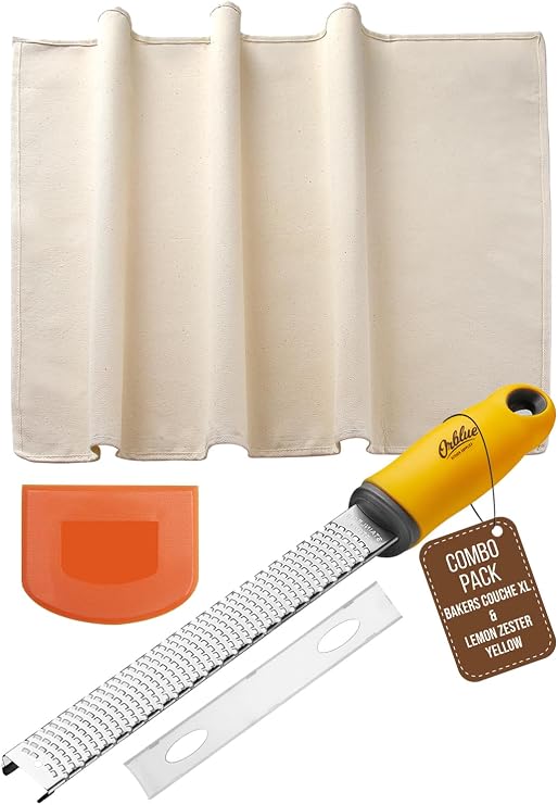 Orblue Bakers Couche & Lemon Zester Bundle