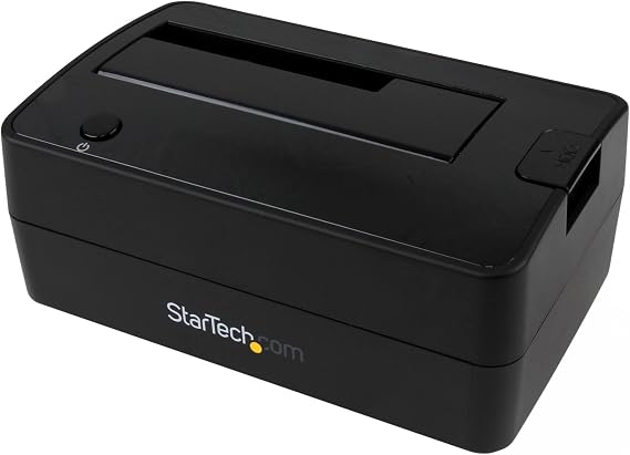 Single Bay USB 3.1 to SATA Hard Drive Docking Station, USB 3.1 (10 Gbps) Hard Drive Dock, External 2.5/3.5" SATA III HDD/SSD Docking Station, Top-Loading Hard Drive Bay (SDOCKU313),Black