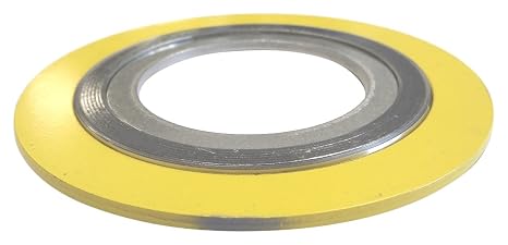 Lamons Sterling Seal and Supply, Inc. API 601 9000IR3304GR150 Spiral Wound Gasket with 304SS Inner Ring, 3" Pipe Size x 150# Class Flange x 304SS/Flexible Graphite