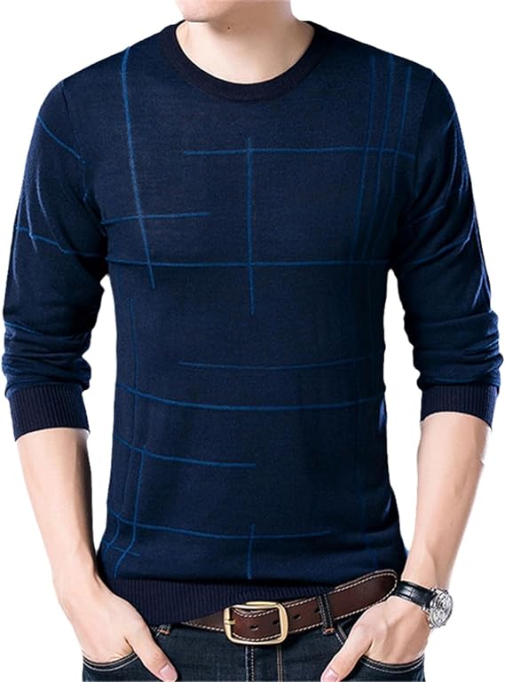 Soft Cashmere Sweaters O-Neck Wool Pullovers Autumn Winter Warm Sweater Men Clothing