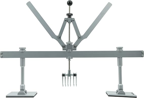 850mm Dent Pull Lever Bar Kit Fit for Both Aluminum and Steel Dent Pulling, Double Fulcrum Big Pull Frame Pulling Tool System