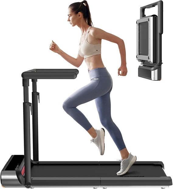 WALKINGPAD Folding Treadmill, 2 in 1 Walking Pad with Handle Bar