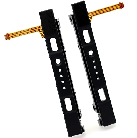 Deal4GO Left & Right Slide Rail w/Sensor Flex Cable Compatible with Nintendo Switch & Switch OLED Joycon Controller Slider Rail