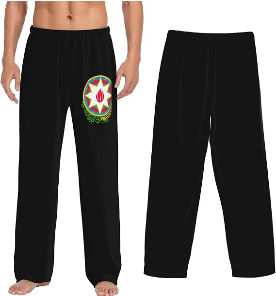 Men's Soft Lounge Sleep Pants, Elastic Waist with Side Pockets Comfortable Stretchy Loungewear for Home & Relaxation