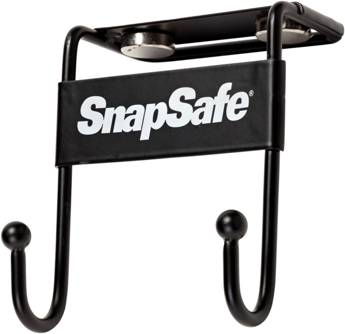 SnapSafe Magnetic Safe Hook 75911 - Two-Pronged Hook Design with Non-Scratch Coating and Heavy Duty Magnets Rated for 35 Pounds to Securely Organize Your Gear, Gun Case, Binoculars, Range Bags, More