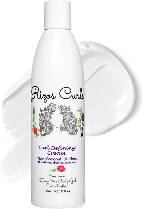 Rizos Curls Curl Defining Cream, Silicone And Paraben Free, 296ml