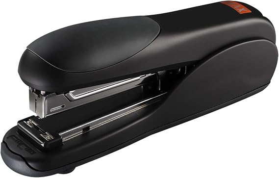 MAX USA Corp. MAX HD-50DF Flat Clinch Mat Black Standard Stapler (Special Edition)