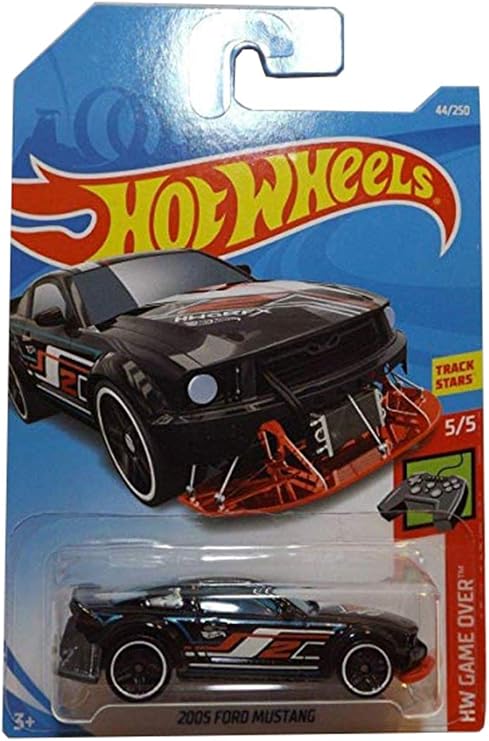 Hot Wheels 2019 Hw Game Over 5/5 Track Stars: 2005 Ford Mustang (Int. Card)