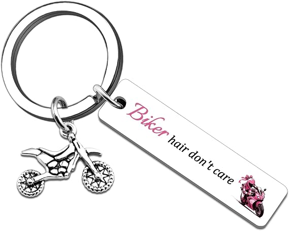 Motorcycle Gifts for Women Cute Motorcycle Stuff Keychains Cool Gifts for Motorcycle Riders Girl Sister Daughter Friend Motorcycle Lovers Birthday Christmas Gift Ideas Biker Accessories Keychains