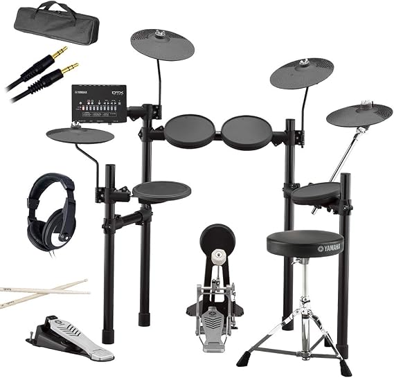 Yamaha DTX452KUPGS 3 Cymbal Expansion Home Practice 7-Piece Electronic Drum Set Yamaha