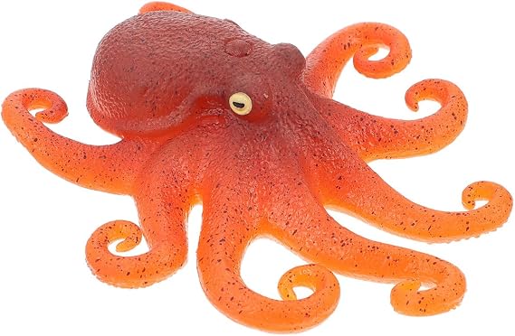 Milisten Octopus Mochi Animal, 4.75.1 Inch Realistic Octopus Figure for Kids & Adults, Soft Stretchy Stress Relief Fidget Toy, Ocean Animal Bath Toy, Desk Decoration, Party Favor Gift